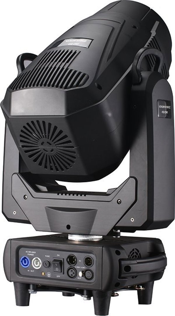 LIGHT4ME Venom Hybrid 450 CMY – Κινούμενη Κεφαλή LED Υβριδικό Spot Beam για Επαγγελματικό Σκηνικό Φωτισμό