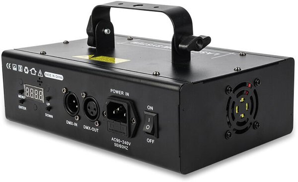 LIGHT4ME LASER RGB GEOMETRIC 350mW projektor laserowy rzutnik sceniczny skaner dyskotekowy
