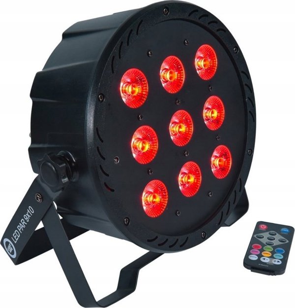 Light4me LED Par 9x10W MKII RGBW Προβολέας Φωτισμού με Τηλεχειριστήριο IR