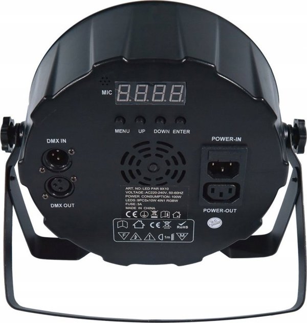 Light4me LED Par 9x10W MKII RGBW Προβολέας Φωτισμού με Τηλεχειριστήριο IR