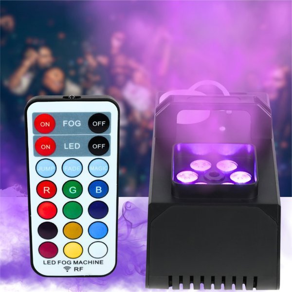LIGHT4ME FOG VERTI 400 LED mala wytwornica dymu pionowego RGBW z pilotem