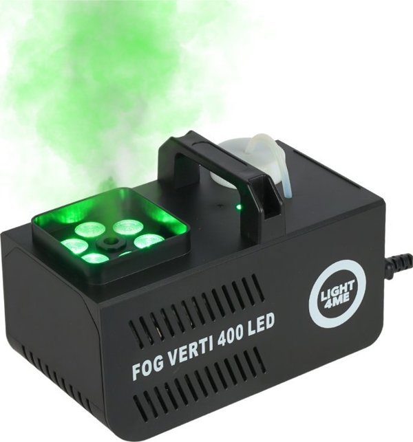 LIGHT4ME FOG VERTI 400 LED mala wytwornica dymu pionowego RGBW z pilotem