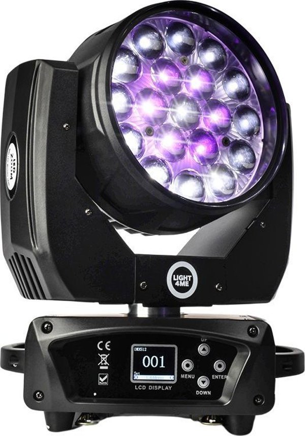 LIGHT4ME ZOOM WASH 19x15W κινητή κεφαλή LED RGBW