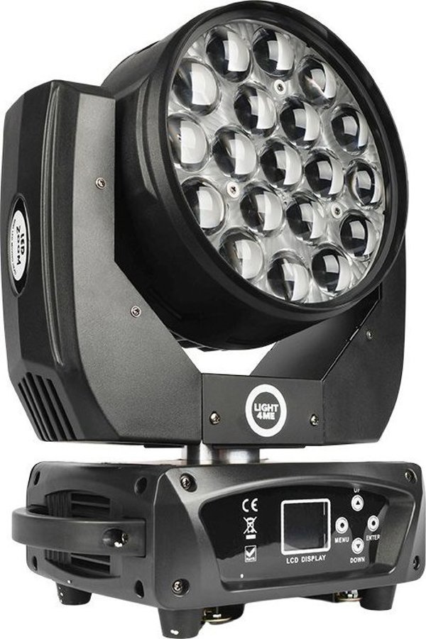 LIGHT4ME ZOOM WASH 19x15W κινητή κεφαλή LED RGBW