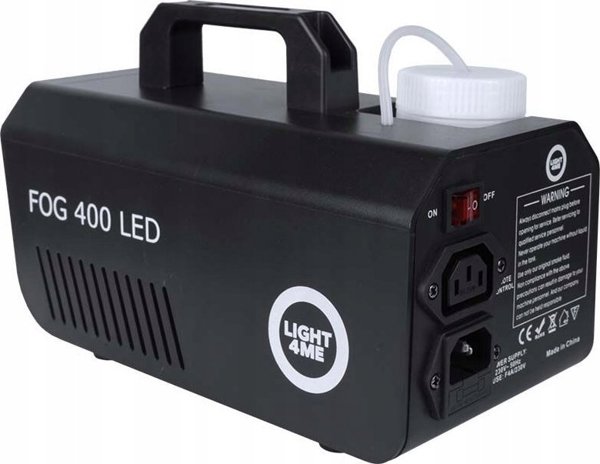 LIGHT4ME FOG 400 LED Μηχανή Καπνού για DJ - Φορητή με Φωτισμό LED 400W