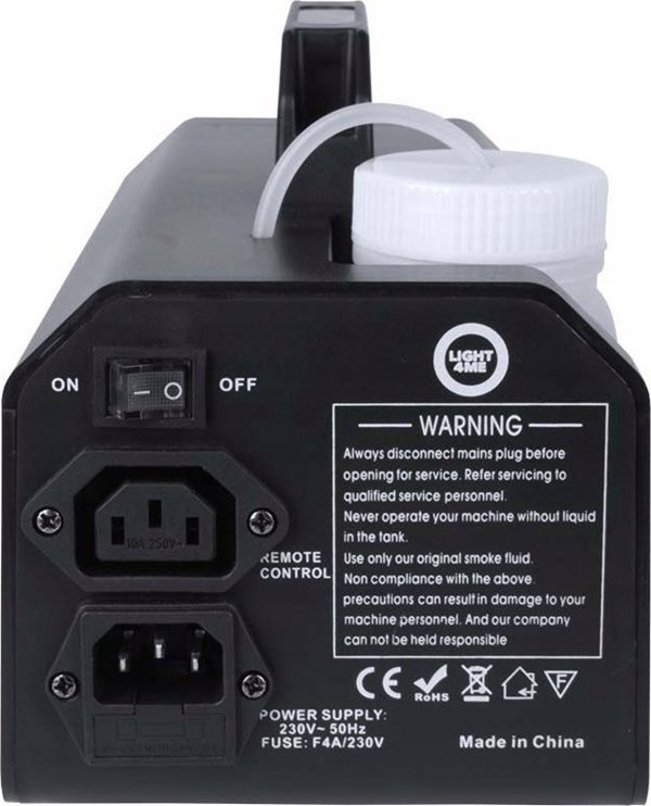 LIGHT4ME FOG 400 LED Μηχανή Καπνού για DJ - Φορητή με Φωτισμό LED 400W