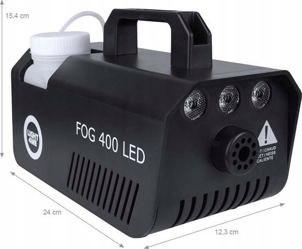 LIGHT4ME FOG 400 LED Μηχανή Καπνού για DJ - Φορητή με Φωτισμό LED 400W