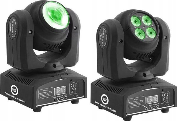 LIGHT4ME TWIN BEAM 210 WASH mini glowica ruchoma L