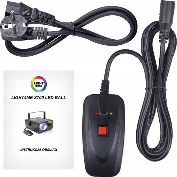 Light4me S 700W Μηχάνημα Ομίχλης με LED Ball - 14393007