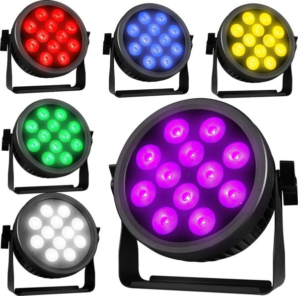 LIGHT4ME CREE ALU HEXA PAR 12 προβολέας RGBWA-UV 12x18W 6w1
