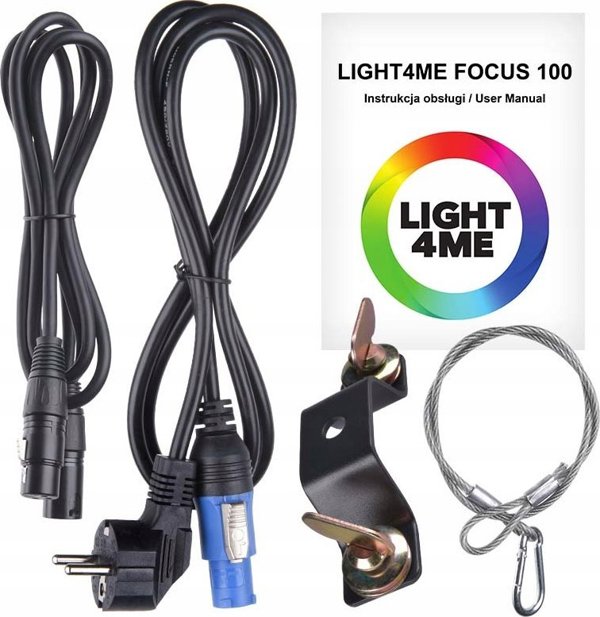 Light4me Focus 100 Spot Pryzma Κινητή Κεφαλή LED, DMX, 100W