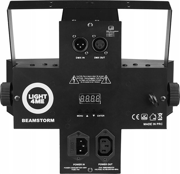 LIGHT4ME Beamstorm Εφέ Φωτισμού LED RGBA-W, 100W, Πολυχρωματικό
