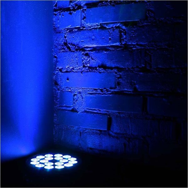 LIGHT4ME ALU QUAD PAR 18x6W RGBW - Επαγγελματικός Προβολέας Σκηνής LED