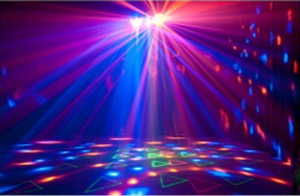 Light4Me Derby Mix LED Εφέ Φωτισμού Disco με Strobe και Laser