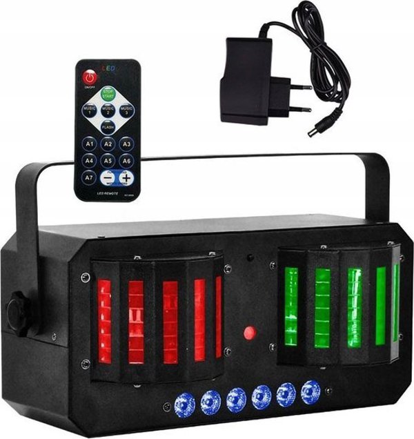 Light4Me Derby Mix LED Εφέ Φωτισμού Disco με Strobe και Laser