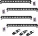 Light4me Επαγγελματικός Προβολέας Φωτισμού LED RGBW Με Τηλεχειριστήριο (EAN: 5907780140764)