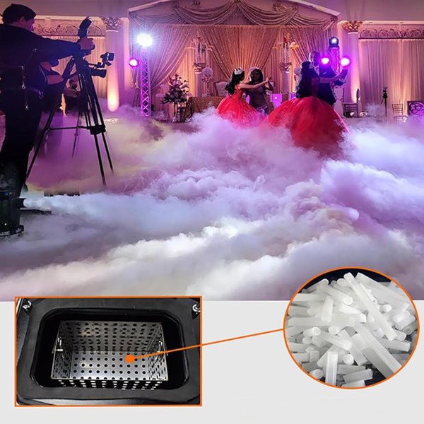 LIGHT4ME ICE LOW FOG 6500W Γεννήτρια πυκνού καπνού με νερό και ξηρό πάγο