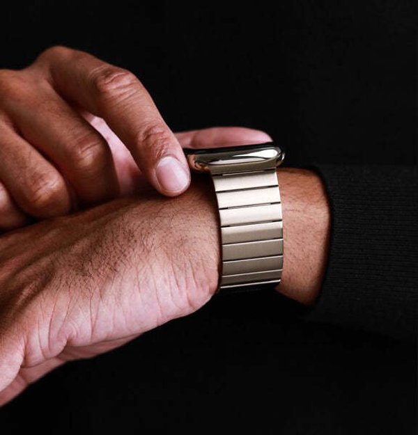 Link Bracelet Pro Stainless Steel 42 | 44 | 45 | 46 | 49mm One Size - Sunset Gold