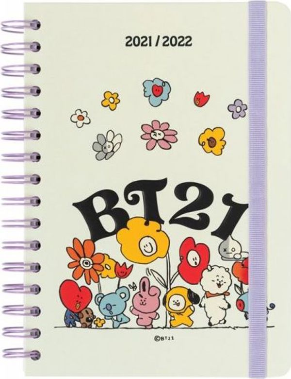 Line Friends BT21 - Σχολικό Ημερολόγιο / Planner 2021/2022 (λευκό)
