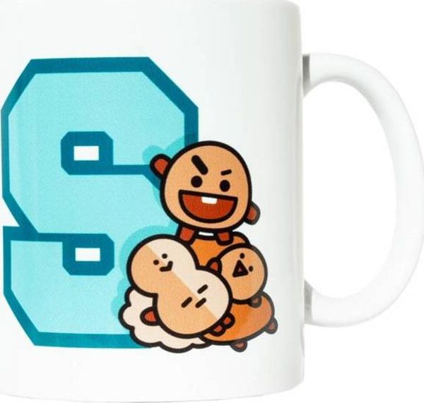 Line Friends Κούπα Κεραμική BT21 300ml, Διαστάσεων 9,5x8cm, Κατάλληλη για Πλυντήριο Πιάτων