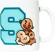 Line Friends Κούπα Κεραμική BT21 300ml, Διαστάσεων 9,5x8cm, Κατάλληλη για Πλυντήριο Πιάτων