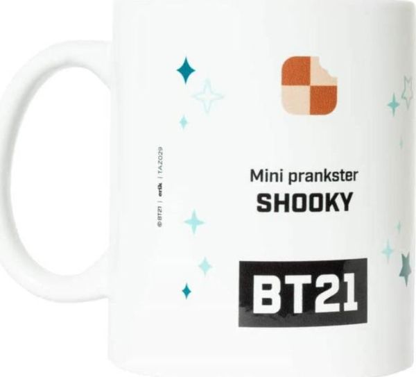 Line Friends Κούπα Κεραμική BT21 300ml, Διαστάσεων 9,5x8cm, Κατάλληλη για Πλυντήριο Πιάτων