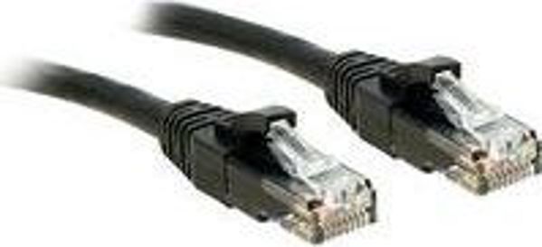 Lindy Patchcable Cat6 U / UTP czarny 0,30m