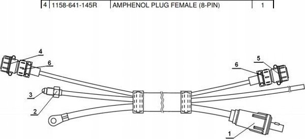 Lincoln Electric σύνδεση 8-PIN για K10370-PG BESTER