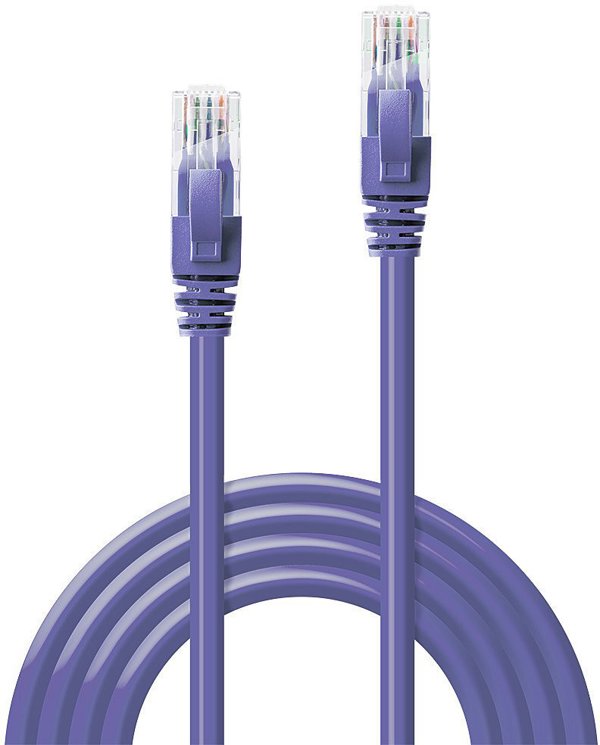 Lindy Lindy 15m Cat.6 U/UTP Kabel, violett