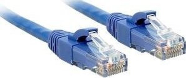 Lindy Lindy - Patch Cable - RJ-45 (M) - to - RJ-45 (M) - 30,0m - UTP - CAT 6 - Pressed, stranded, smooth - Blue (48025)