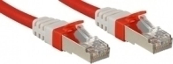 Lindy Patchkabel Cat6(A) SSTP / S/FTP PIMF rot 7.50m 10Gbit (45389)