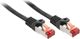 Lindy RJ-45/RJ-45 kat.6 Czarny 0.3m (47370)