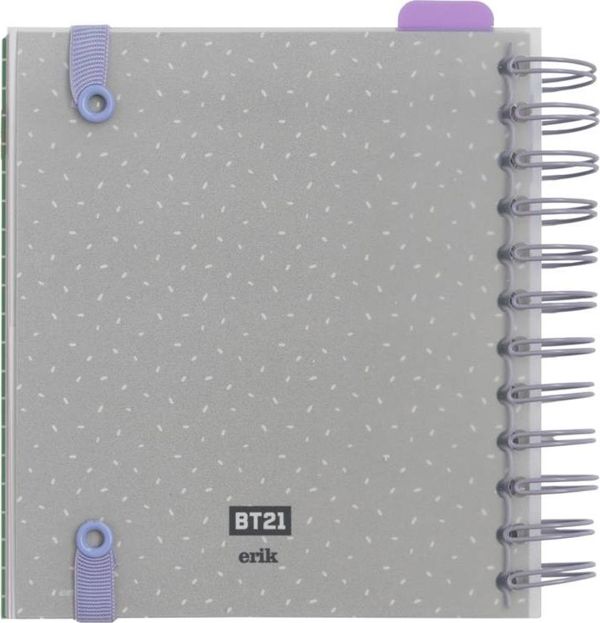 Line Friends BT21 - Kalendarz / Planner szkolny 2021/2022 (niebieski)