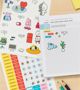 Line Friends BT21 - Kalendarz / Planner szkolny 2021/2022 (niebieski)