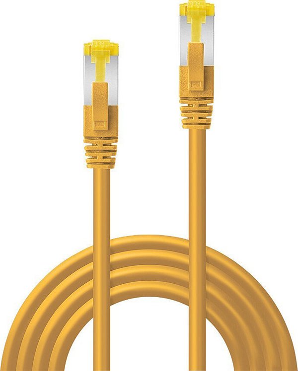 Lindy LINDY Patchkabel Cat6A RJ45 S/FTP Cat7 LSZH Kabel gelb 20m