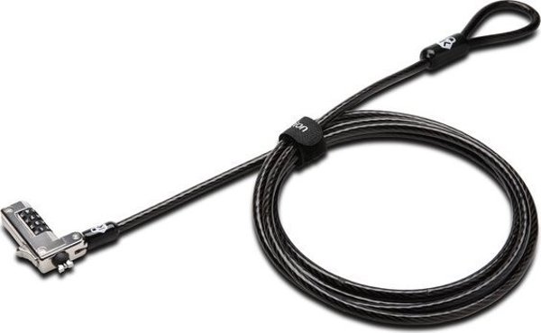 Kensington NanoSaver Αντικλεπτικό Καλώδιο Ασφαλείας για Laptop K60603WW, Μαύρο/Ασημί