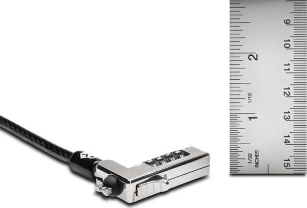 Kensington NanoSaver Αντικλεπτικό Καλώδιο Ασφαλείας για Laptop K60603WW, Μαύρο/Ασημί
