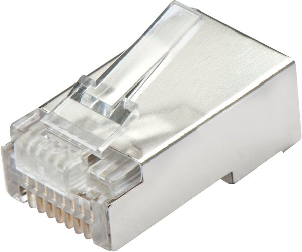 Lindy RJ45 Stecker STP Cat.5e 10pcs