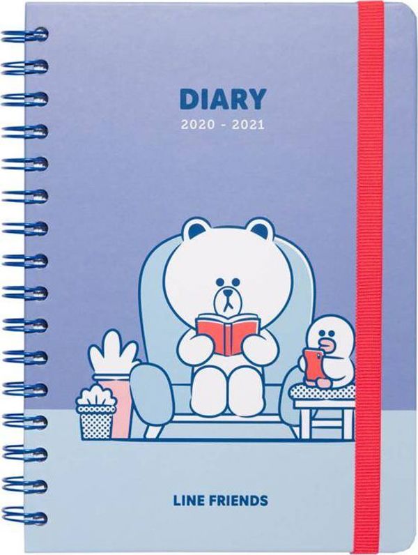 Line Friends - Kalendarz / Planner 2020/2021 A5