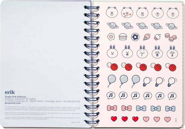 Line Friends - Kalendarz / Planner 2020/2021 A5