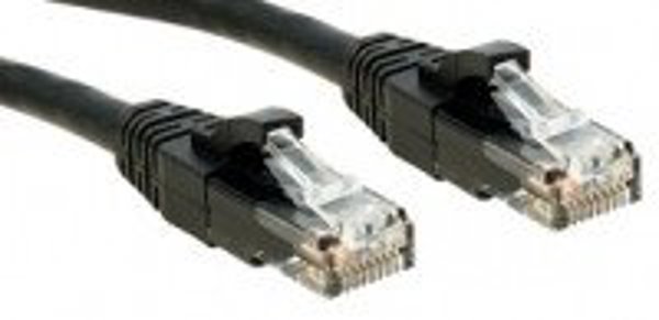 Lindy Patchkabel Cat6 UTP Premium schwarz 0.50m (45431)