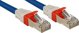 Lindy Patchkabel Cat6(A) SSTP / S/FTP PIMF blau 0.30m 10Gbit (45372)