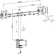 Lindy Uchwyt biurkowy na 2 monitory 17" - 28" (40658)