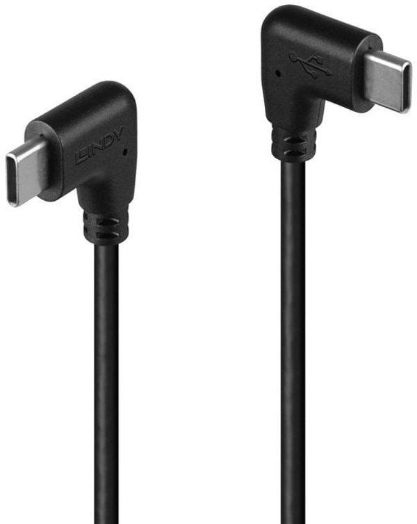 Lindy 32009 kabel USB USB 2.0 1 m USB C Czarny