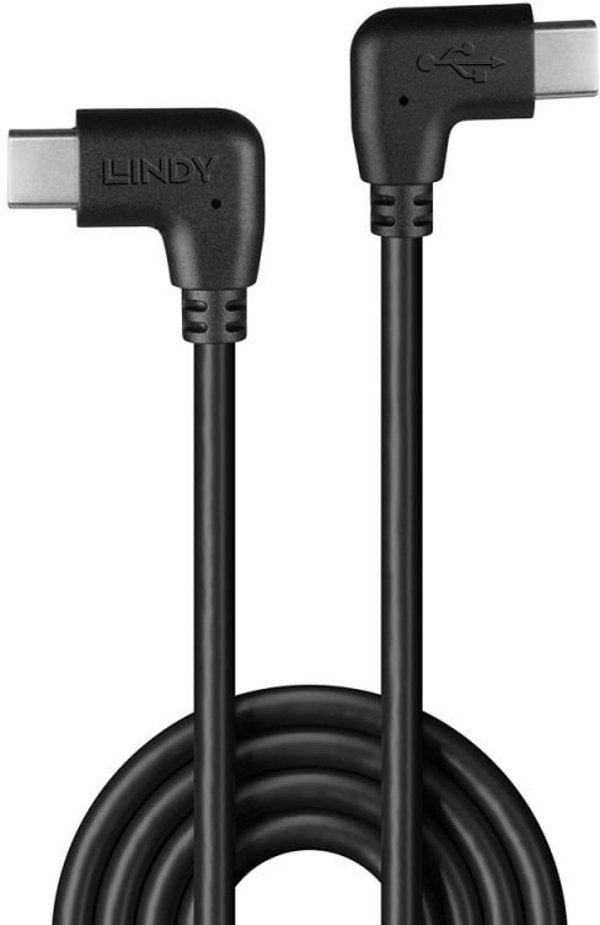 Lindy 32009 kabel USB USB 2.0 1 m USB C Czarny