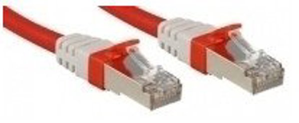 Lindy Patchkabel Cat6(A) SSTP / S/FTP PIMF rot 10m 10Gbit (45390)