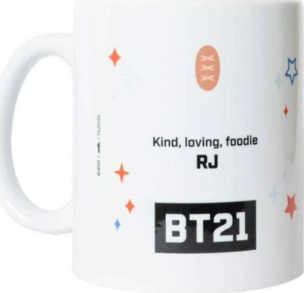 Line Friends Κούπα Κεραμική BT21 300ml - Διαστάσεις 9,5x8cm