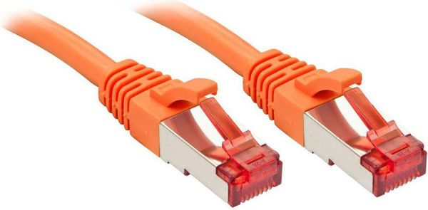 Lindy Patchcord, Cat.6, S/FTP, 10m, pomaranczowy (47813)