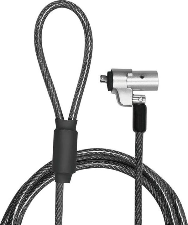 LogiLink Αντικλεπτικό Καλώδιο Laptop NBS012 για Noble Wedge Lock, 3.2x4.5mm, Περιστρεφόμενο 360°