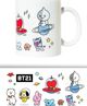 Κούπα Line Friends BT21 Κεραμική 300ml, Διαστάσεις 9,5x8cm, Κατάλληλη για Πλυντήριο Πιάτων